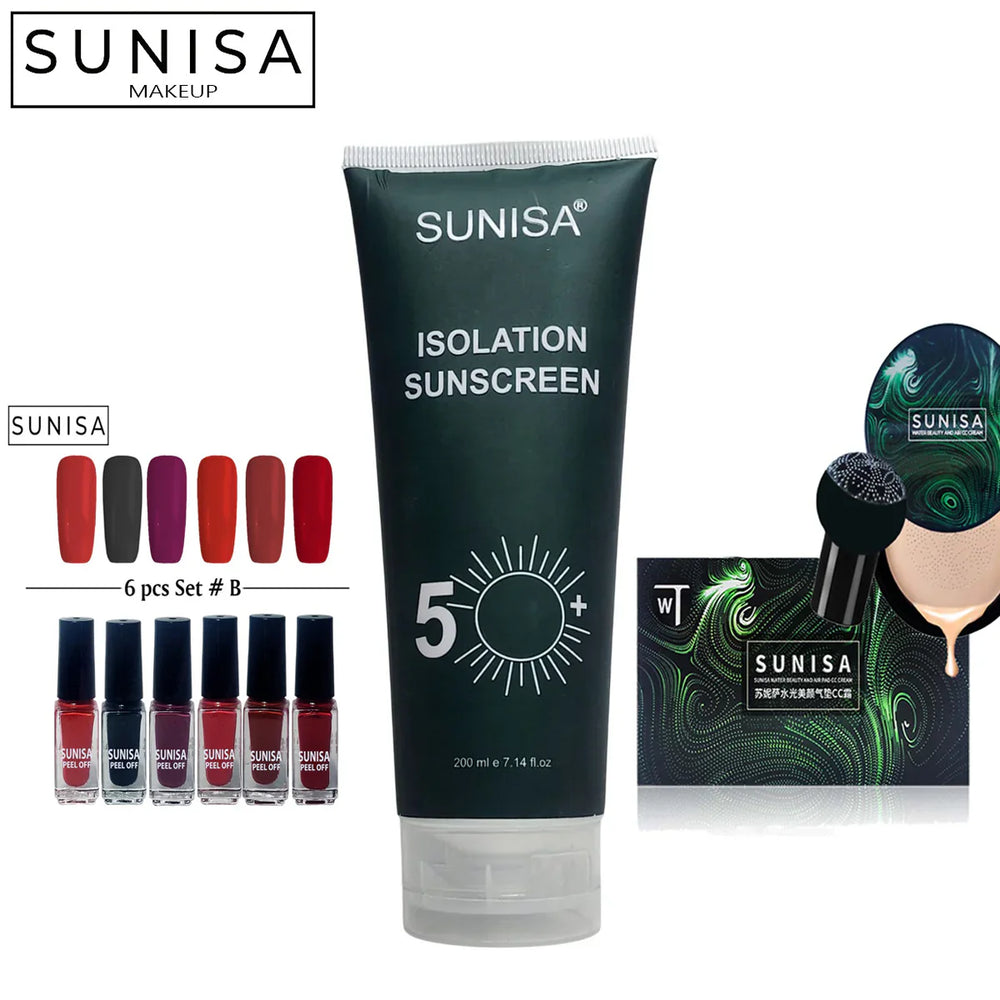 New Sunisa Pack Of 03 Makeup Deal Jomtam