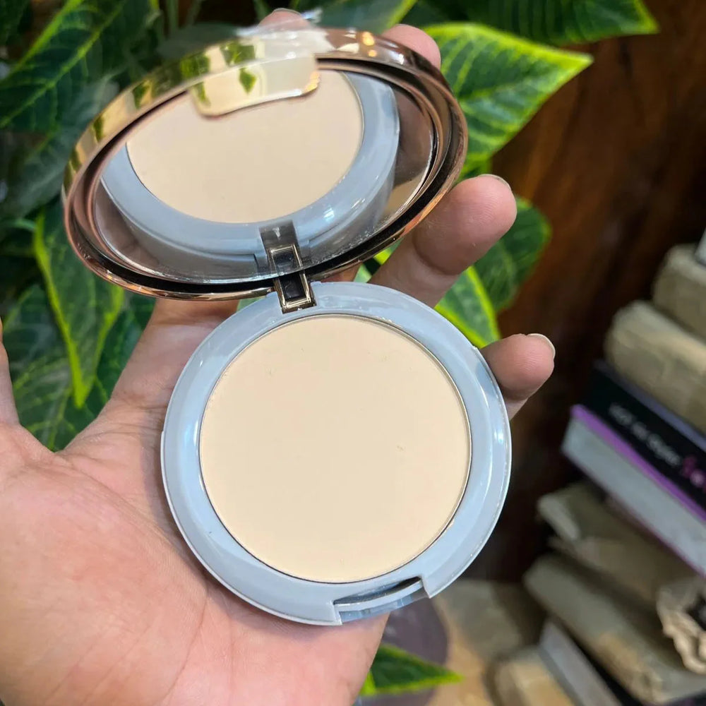 Emelie Double Face Powder – 2-in-1 Compact for Flawless Matte Finish Emelie