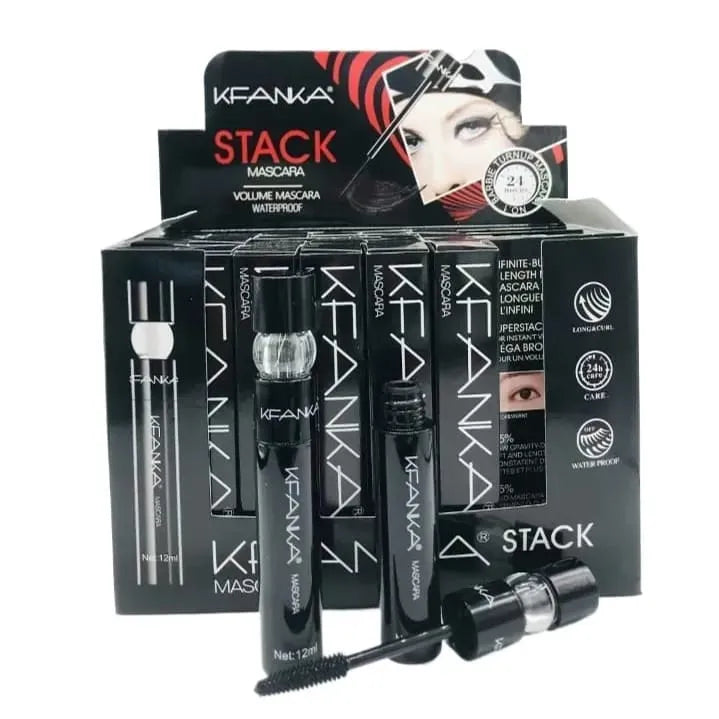 Kfanka Stack Volume Waterproof Mascara - 12ml Kfanka