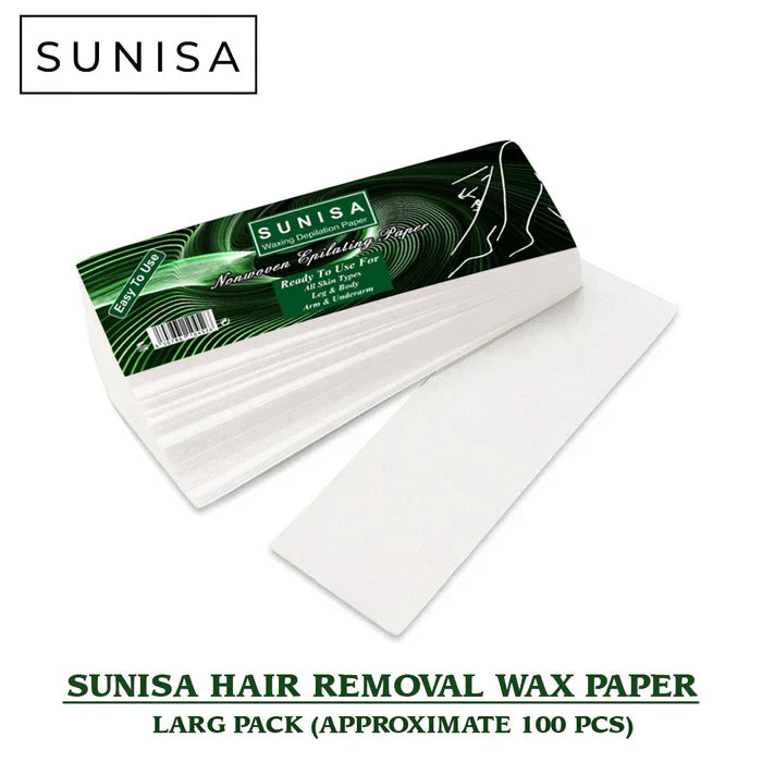 SUNISA Beauty Hair Removal Depilatory Wax Strip Paper Sunisa