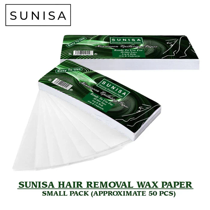SUNISA Beauty Hair Removal Depilatory Wax Strip Paper Sunisa