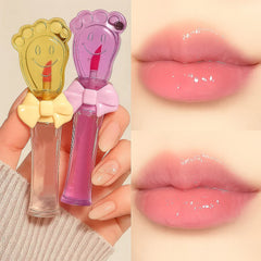 ROMANTIC MAY Magic Cute Little Foot Design Lip Gloss Romantic May