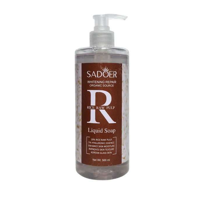 Sadoer Rice Raw Pulp Liquid Soap – 500ml Sadoer