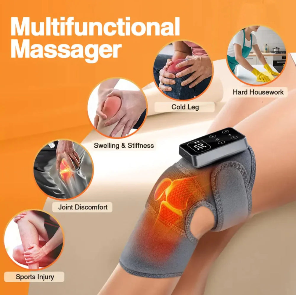 Cordless Heating Pad & Back Massager - Lumbar Support Belt with 3 Cosmia.pk