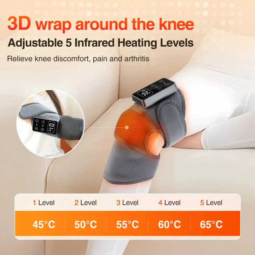 Cordless Heating Pad & Back Massager - Lumbar Support Belt with 3 Cosmia.pk