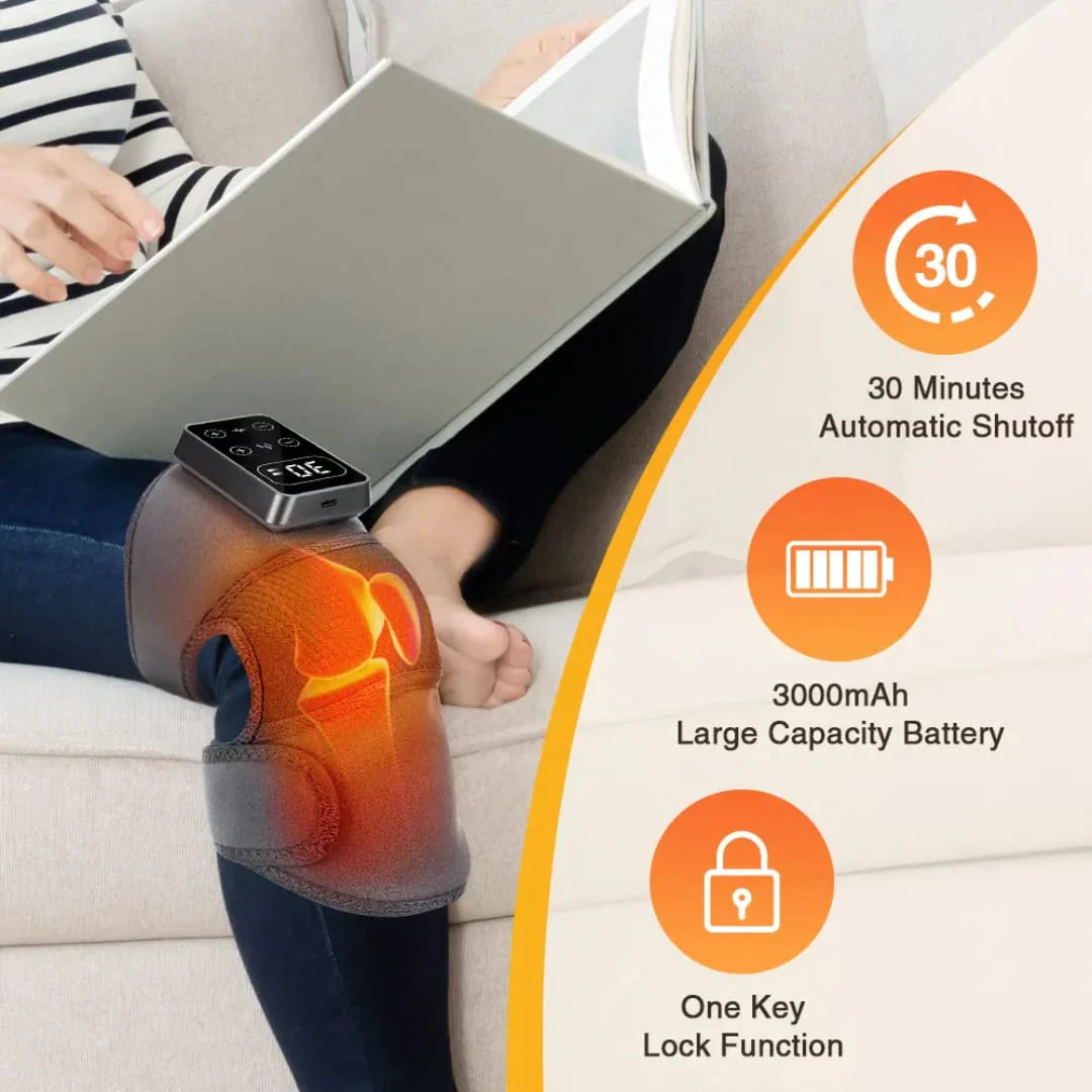 Cordless Heating Pad & Back Massager - Lumbar Support Belt with 3 Cosmia.pk