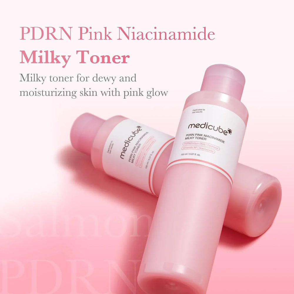 Medicube PDRN Pink Niacinamide Milky Toner – 150ml Medicube