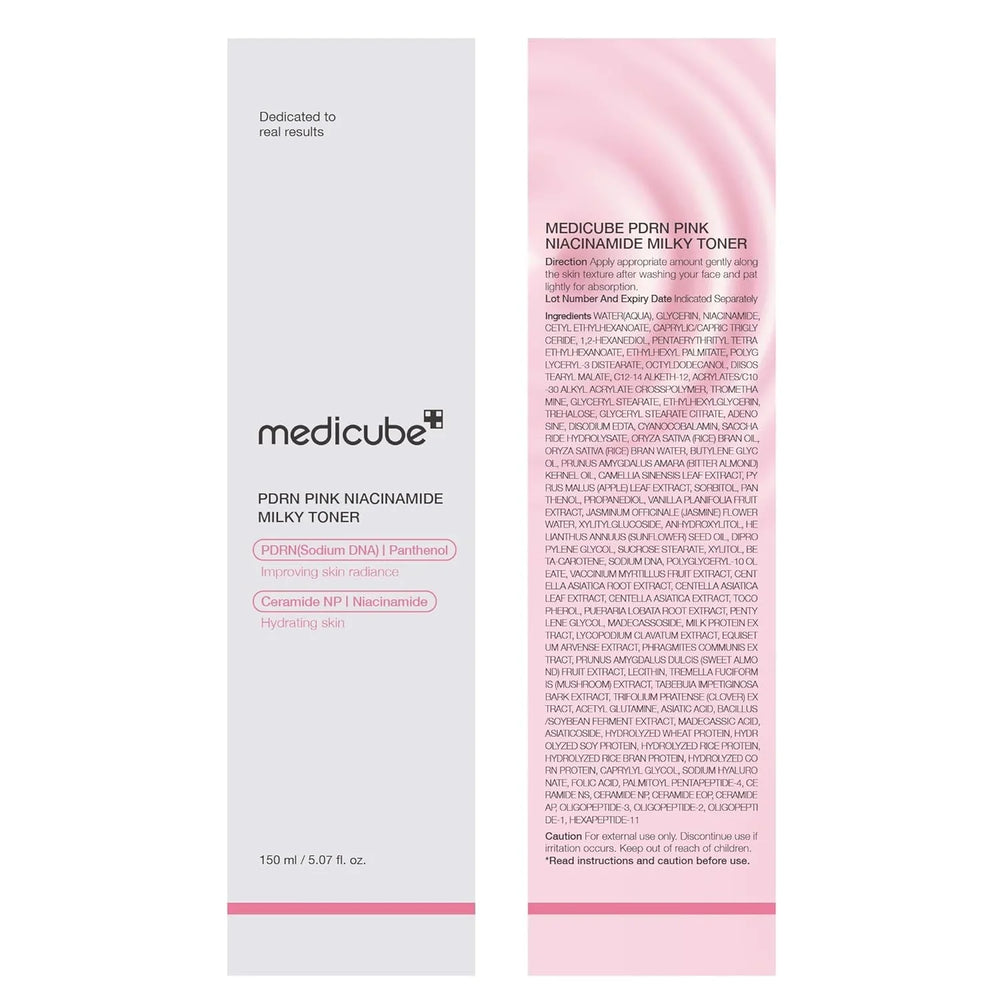 Medicube PDRN Pink Niacinamide Milky Toner – 150ml Medicube