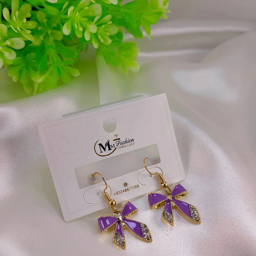 China Funkey Bow Earrings – Each Cosmia