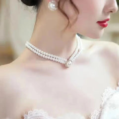 Pearl Necklace & Earrings Set – Each Cosmia