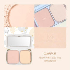 Mansly Smooth Velvet Pressed Powder & Finishing Compact Mansly