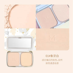 Mansly Smooth Velvet Pressed Powder & Finishing Compact Mansly