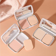 Mansly Smooth Velvet Pressed Powder & Finishing Compact Mansly