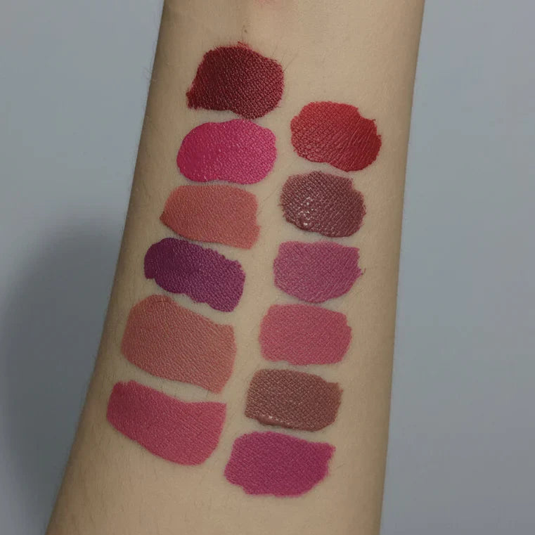 3Q Beauty Matte Long Lasting 8H+ Lipgloss Pack of 12 3Q Beauty