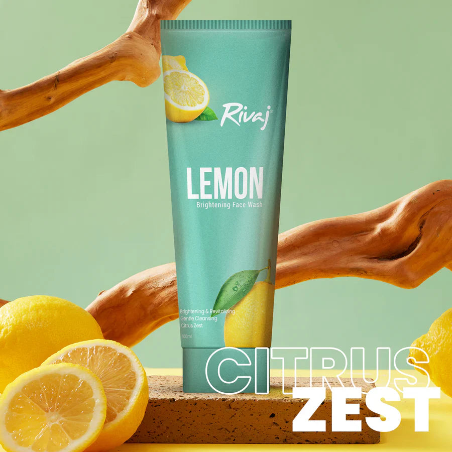 Rivaj Whitening Face Wash - Lemon Extract Rivaj