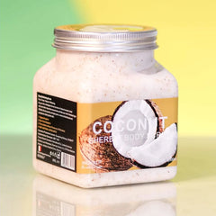Wokali Coconut Face & Body Scrub -  350ml Wokali