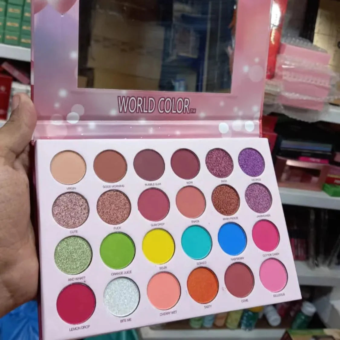 World Color Sparkle Chic 24 Color Eyeshadow Palette World Color