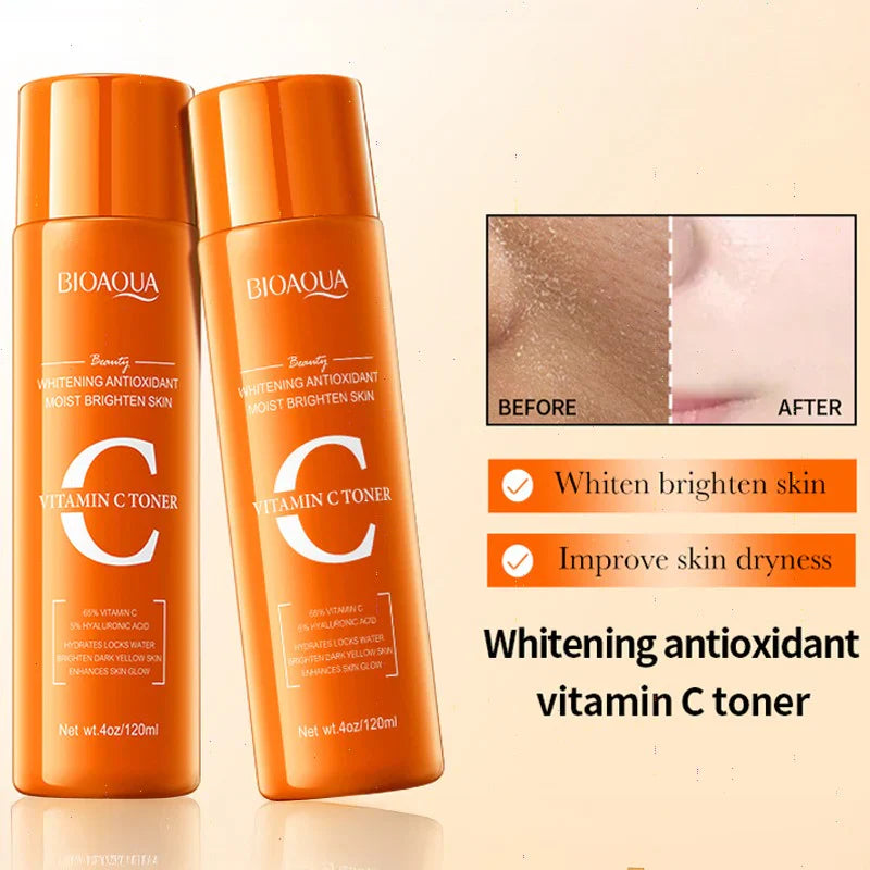 BIOAQUA Vitamin C Whitening Antioxidant Moist Brighten Face Toner – 120ml Bioaqua