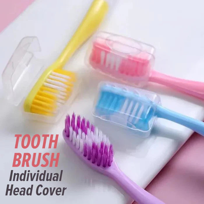 2in1 Toothbrush With Tongue Cleaner - 8 Pcs Cosmia.pk