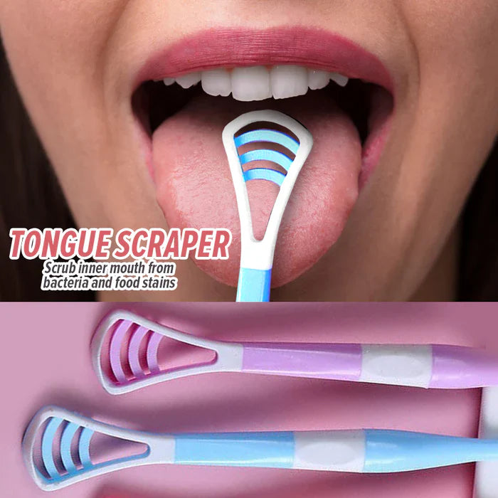 2in1 Toothbrush With Tongue Cleaner - 8 Pcs Cosmia.pk
