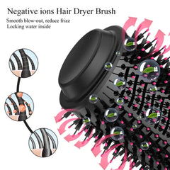 One Step Hot Air Brush - Dryer + Straightener One Step
