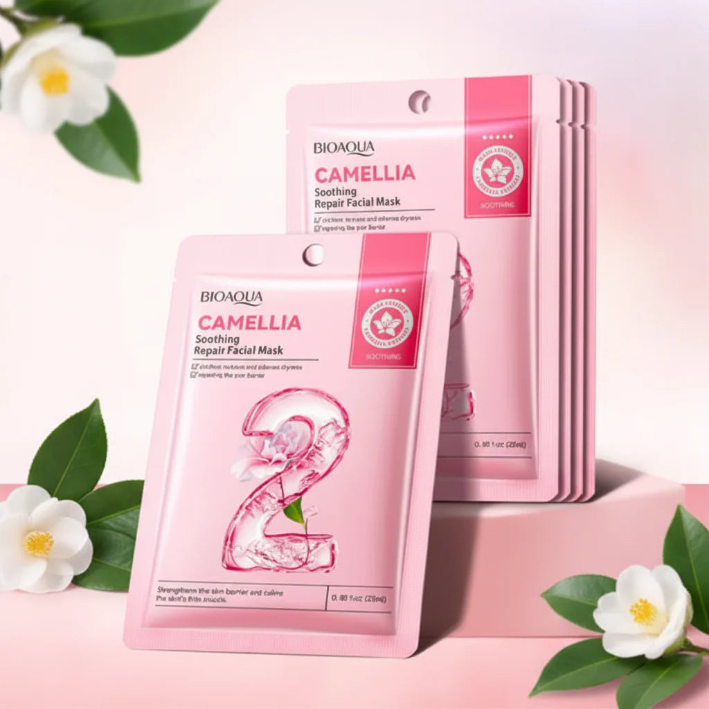 Bioaqua Camellia Soothing Repair Facial Mask - 20g bioaqua
