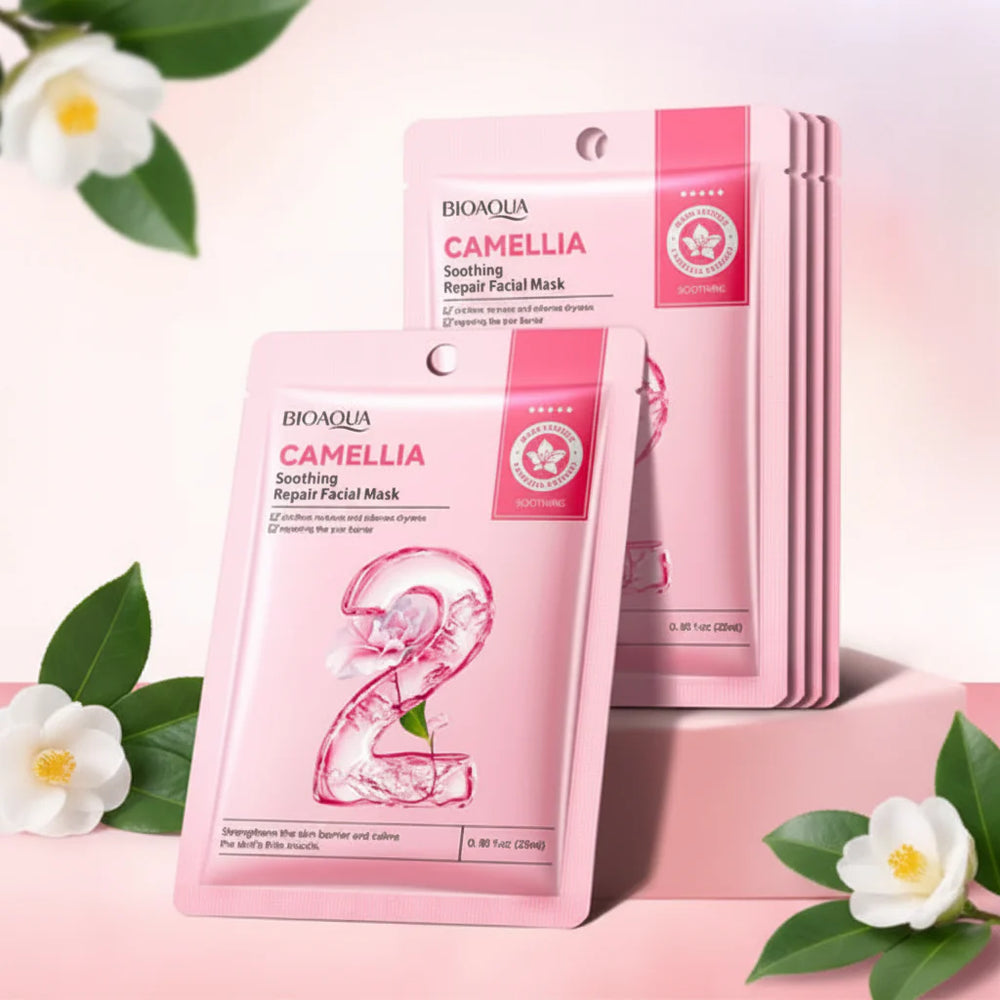 Bioaqua Camellia Soothing Repair Facial Mask - 20g bioaqua