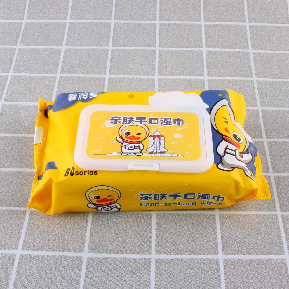 Soft Cotton Face Wet Wipes - 80Pcs Cosmia.pk