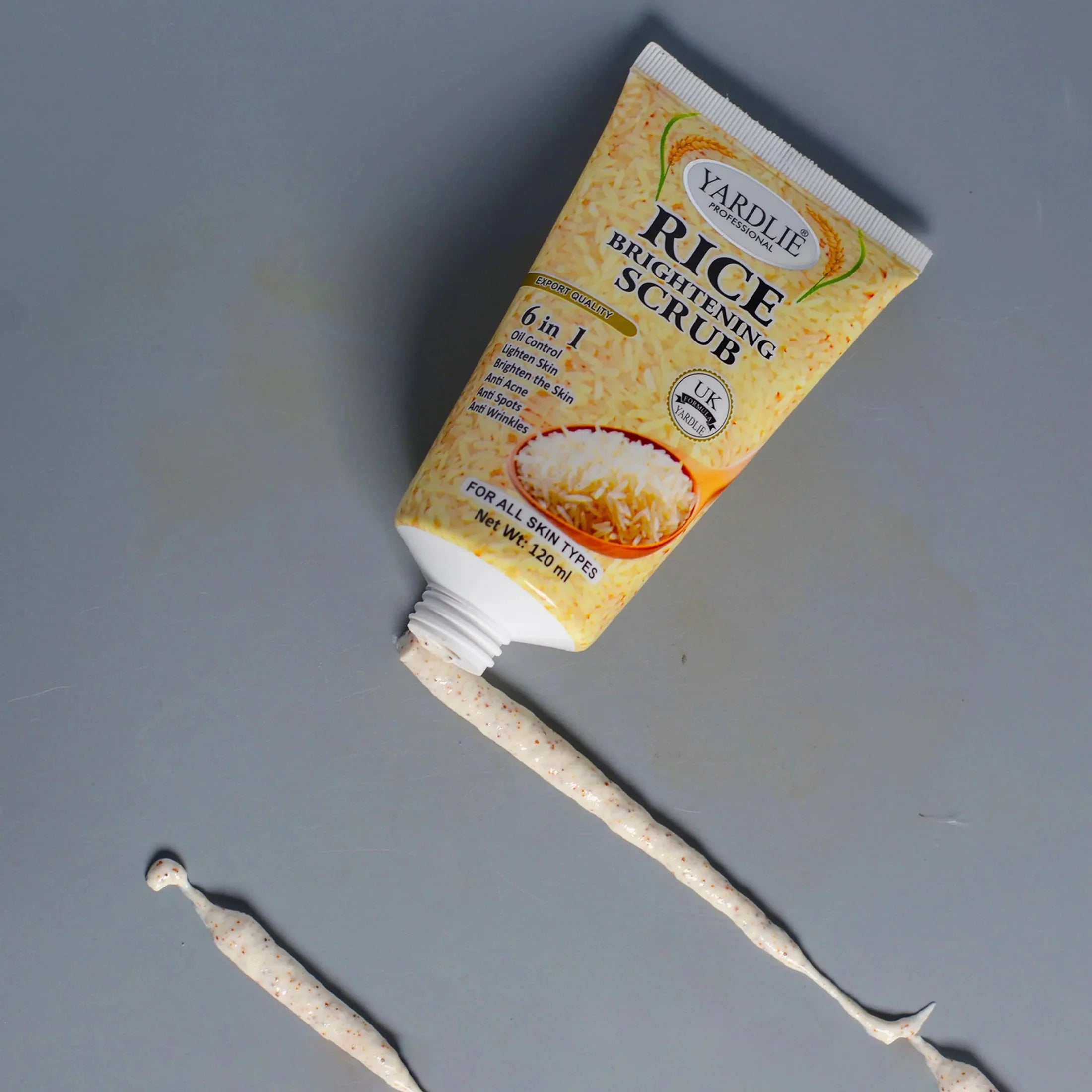 Yardlie Professional Rice Brightening Scrub - 120ml Yardlie