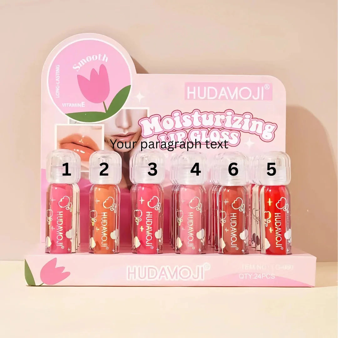 Hudamoji Moisturizing Lip Gloss Huda Moji