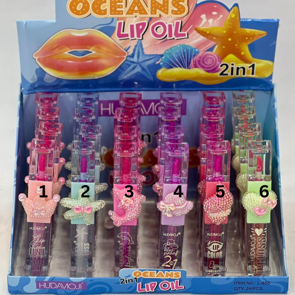 Hudamoji Oceans 2-in-1 Lip Oil and Gloss Hudamoji