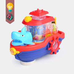 Gear Ship Toy with Sound and Flashing Lights for Kids Cosmia.pk