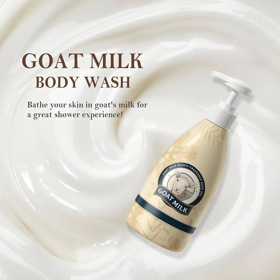 ZHIDUO Goat Milk Deep Moisture Body Wash - 500ml Zhiduo