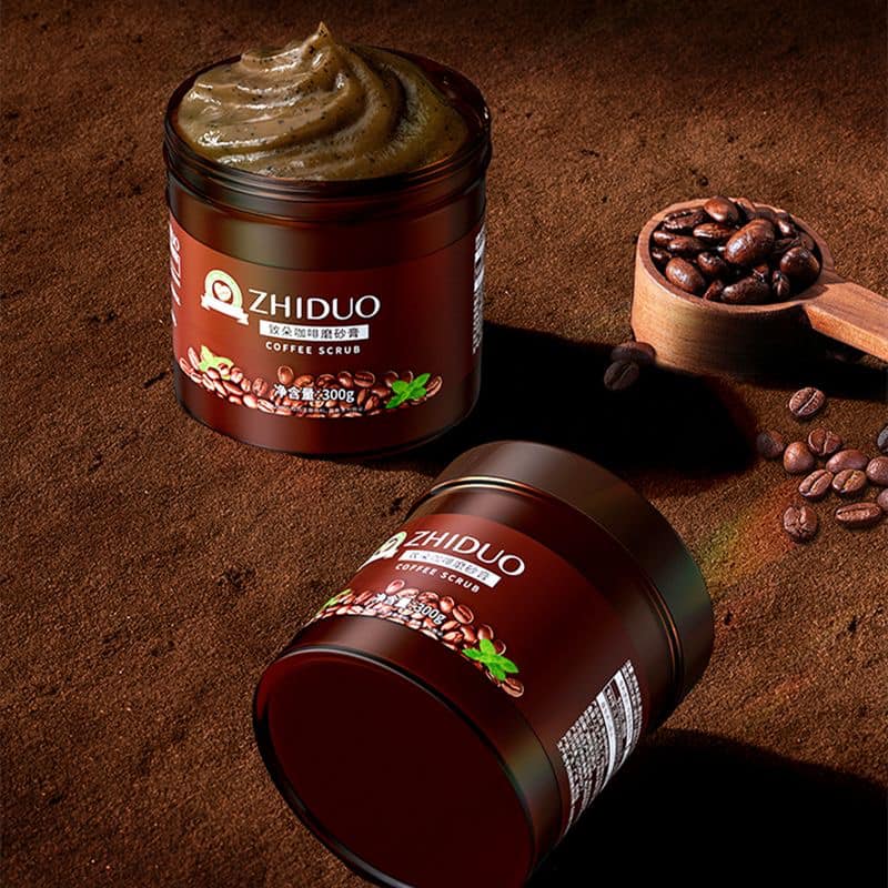 ZHIDUO Coffee Face & Body Scrub - 300g Zhiduo