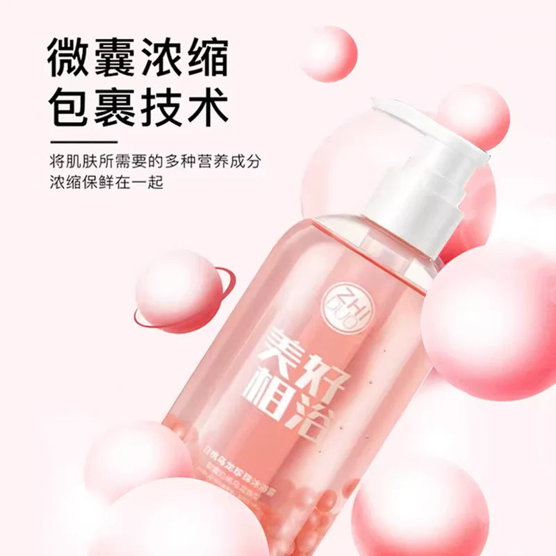ZHIDUO Natural Organic Vegan Lightening Body wash Perfume Shower Gel Zhiduo