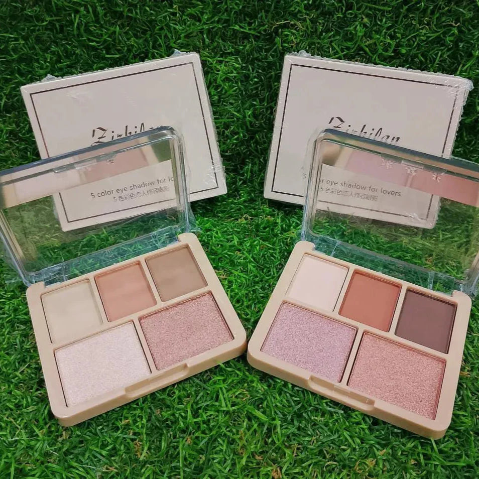 ZIZHILAN 5 Color Eyeshadow Palette ZIZHILAN