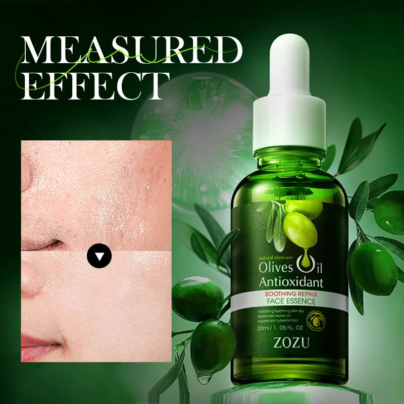 ZOZU Natural Olive Oil Soothing and Repairing Facial Serum 30ml Zozu