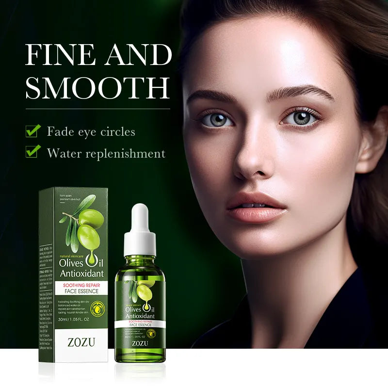 ZOZU Natural Olive Oil Soothing and Repairing Facial Serum 30ml Zozu