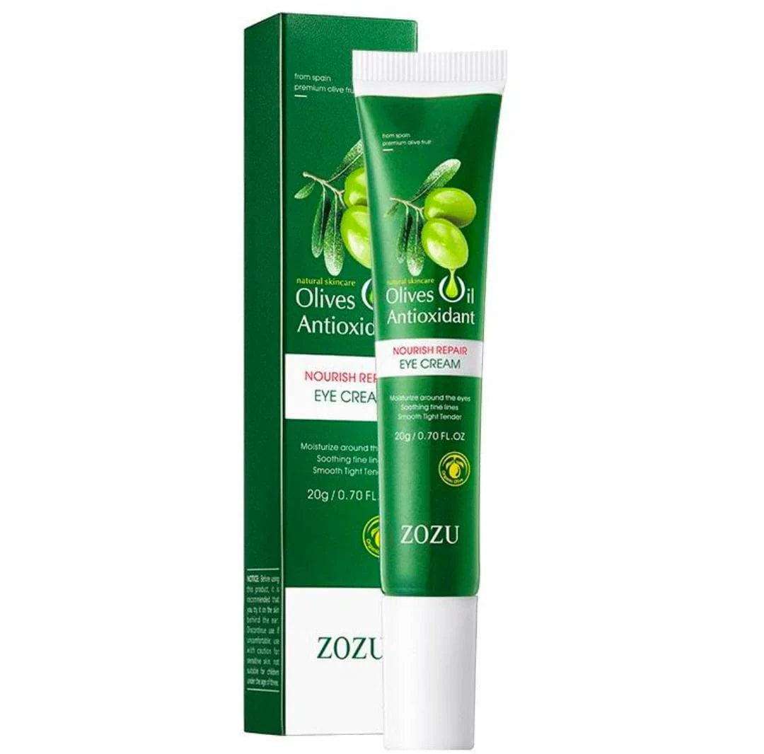 ZOZU Olive Oil Eye Cream Remove Dark Circles Reduce Fine Lines Zozu