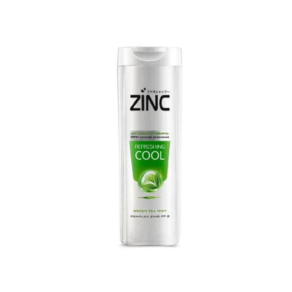 Zinc Refreshing Cool Green Tea & Mint Shampoo - 340ml Zinc