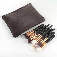 Zoeva Makeup Brushes With Pouch - 15Pcs Zoeva
