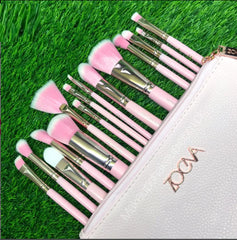 Zoeva Makeup Brushes Set with Bag - 15Pcs Zoeva
