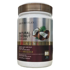 Sikouruolan Natural Coconut Hair Mask with Collagen Essence – 1000ml Sikouruolan