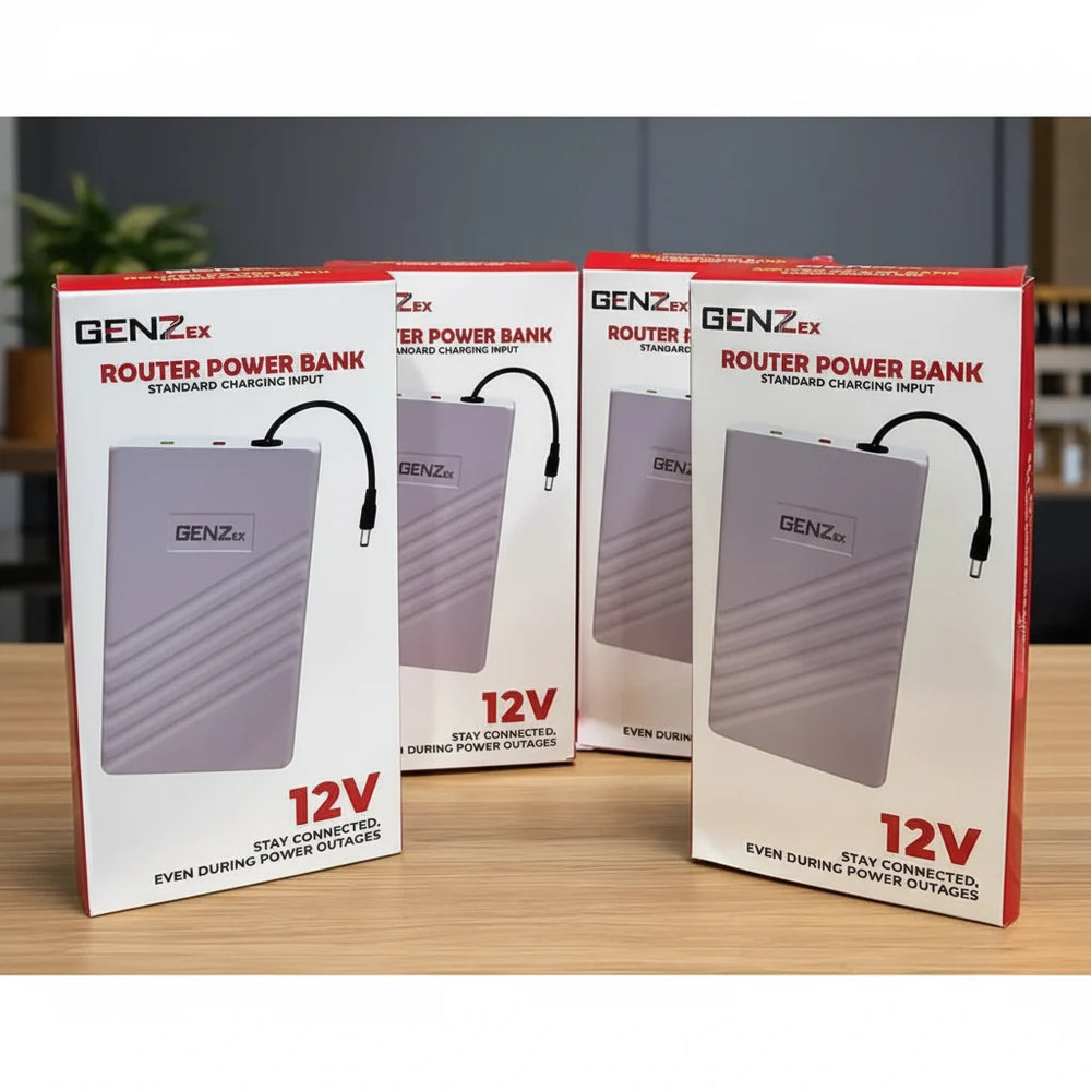 Genz Ex 12V Router Power Bank For Internet Backup GENZEX
