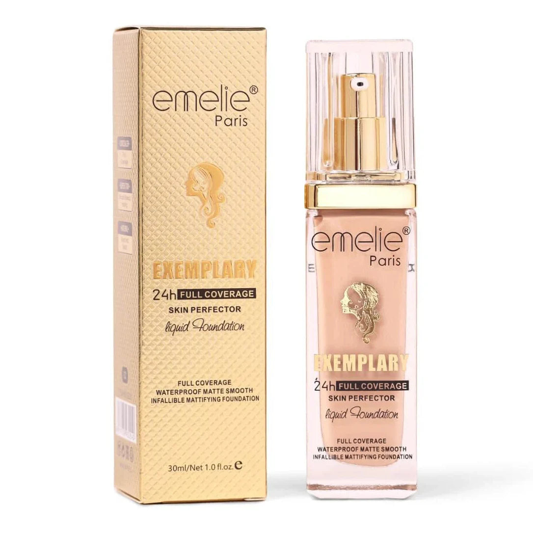 Emelie Paris Exemplary 24H Full Coverage Foundation - 30ml Emelie
