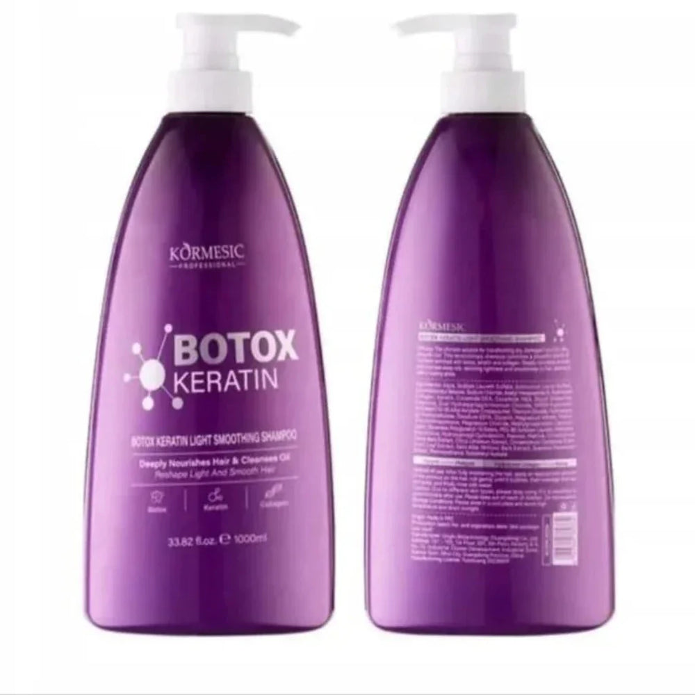 KORMESIC KERATIN Deeply Nourishes Hair Light Smoothing Shampoo - 1000ml KORMESIC