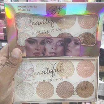 BN Beauty Nakeed 8-in-1 Highlighter Palette – Glow Beyond Limits Beauty Nakeed