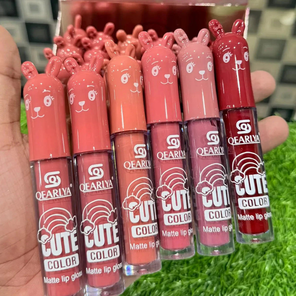 Qearlya Cute Matte Lip Gloss - Pack Of 6 Qearlya
