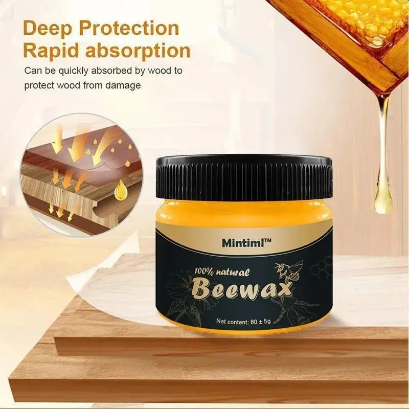Mintiml BeesWax Polisher for Furniture Solid Wood Care Wax Mintiml