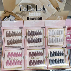 Dodo Lady Fashion New Nail - 12Pcs Dodo Lady